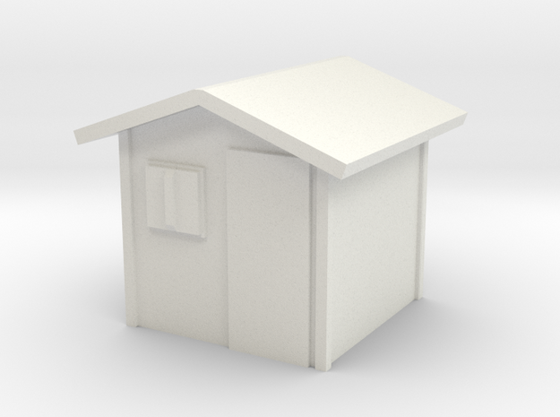 Garden Shed 1/12 in White Natural Versatile Plastic