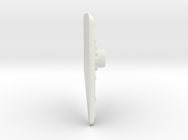 Axial Capra Fuel Cell (RX Holder): Left Cover in White Natural Versatile Plastic