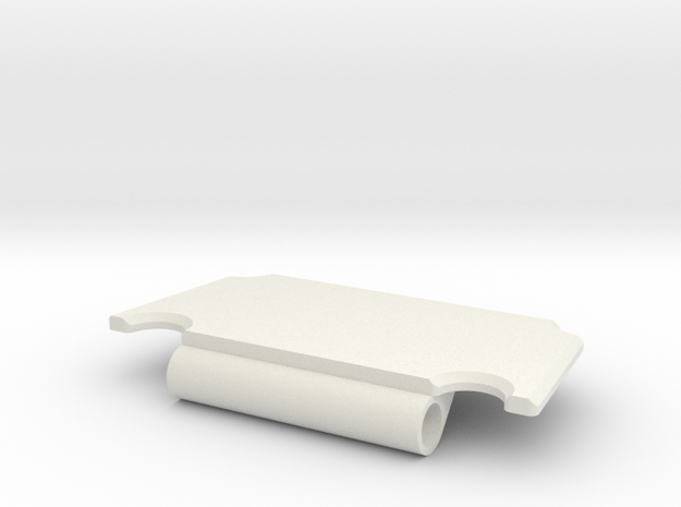 Axial Capra Fuel Cell (RX Holder): Rear Frame Brac in White Natural Versatile Plastic