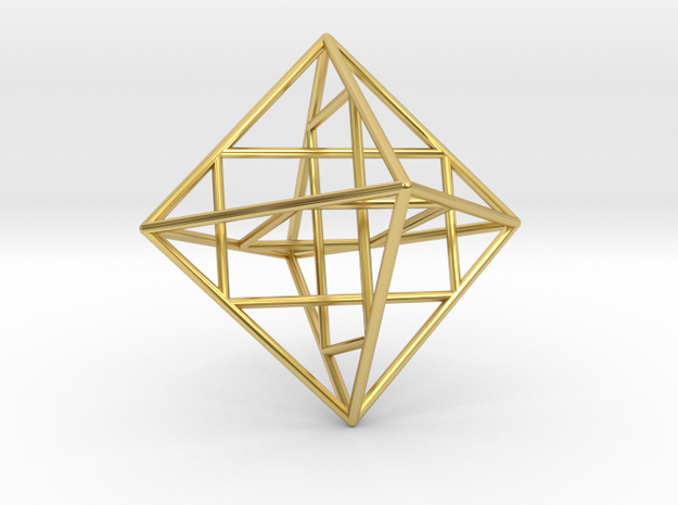 Octahedron with three Golden Rectangles