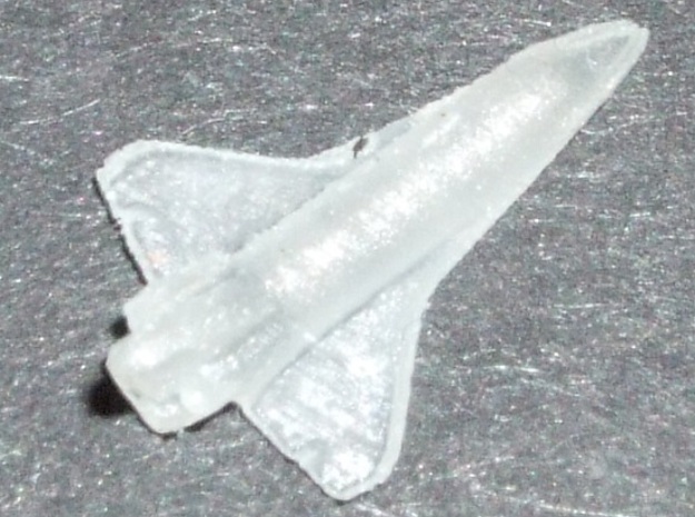 1/537 NASA Space Shuttle Orbiter FUD (3mm hollowed in Tan Fine Detail Plastic