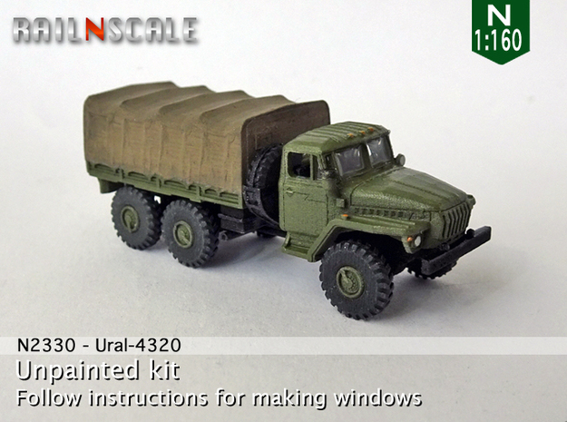 Ural-4320 (N 1:160) in Tan Fine Detail Plastic