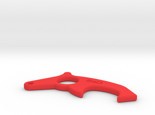 Don't Touch Anti-Virus Anti-Bacterial  Gripper in Red Processed Versatile Plastic