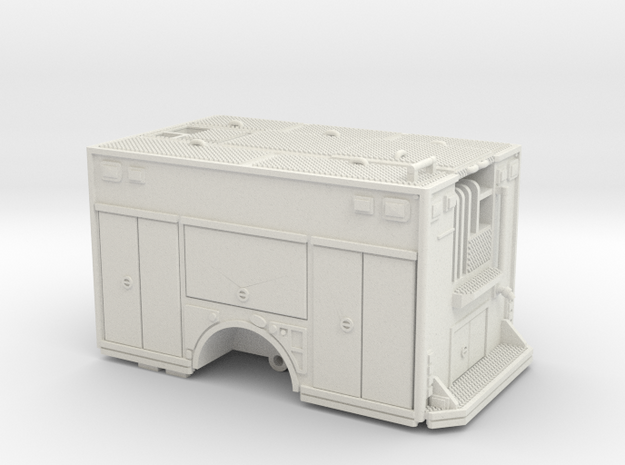 1/64 Spartan SQUAD body w/ Compartment Doors in White Natural Versatile Plastic