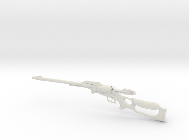 1/3 Scale Captain Harlock Carbine in White Natural Versatile Plastic