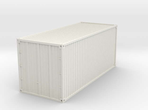 20 feet Container 1/72 in White Natural Versatile Plastic