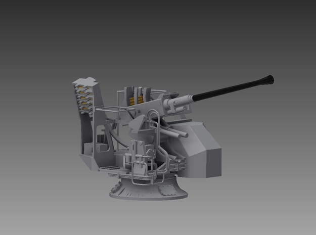 Bofors MKVII Kit 1/40 in Tan Fine Detail Plastic