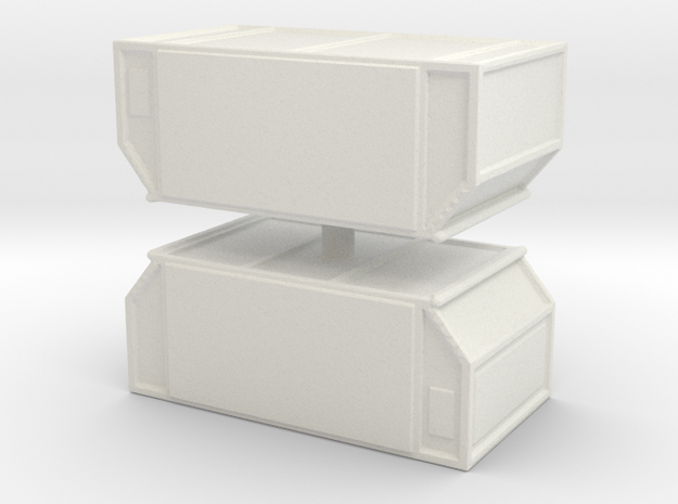 AAF Air Container (closed) (x2) 1/160 in White Natural Versatile Plastic
