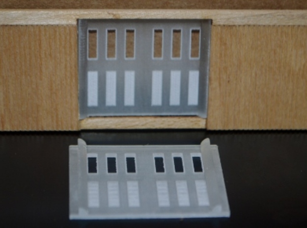 HO-Scale PC&F Replacement Doors in Tan Fine Detail Plastic