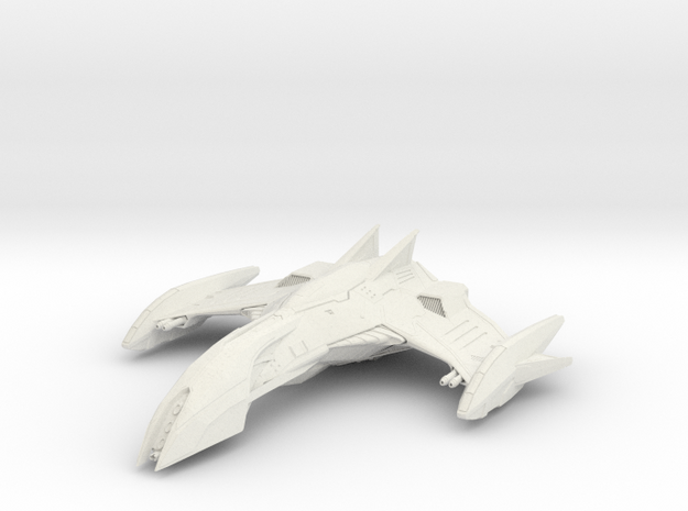 Romulan Eagle Class WarBird in White Natural Versatile Plastic