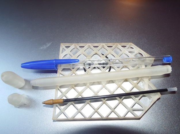 F9 Pen Casing in Clear Ultra Fine Detail Plastic