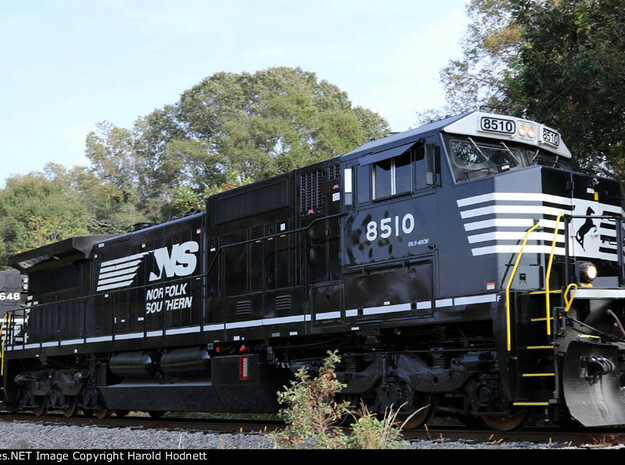 N Scale Norfolk Southern Dash 8.5-40CW Cab in Smoothest Fine Detail Plastic