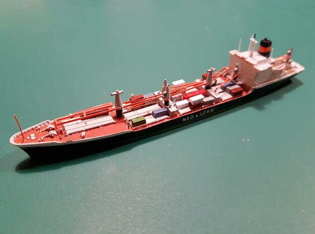 1:1250 shipmodel Nedlloyd Napier  in Tan Fine Detail Plastic