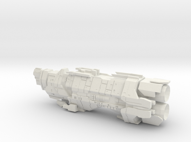 Marathon Class Heavy Cruiser in White Natural Versatile Plastic