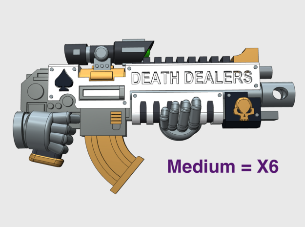 Death Dealers Primefire X1-Mrkm : Prime Squad Set in Tan Fine Detail Plastic: Medium