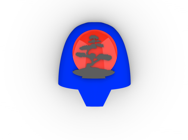 Cyber Samurai Bonsai Clan v10 Primus Smooth Should in Tan Fine Detail Plastic