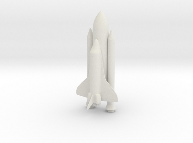 1/350 NASA Space Shuttle in White Natural Versatile Plastic