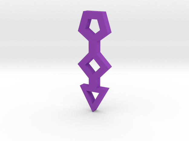 gmtrx lawal basic polygons symbol  in Purple Processed Versatile Plastic