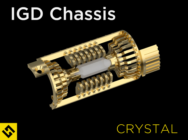 IGD Chassis - Crystal in Tan Fine Detail Plastic