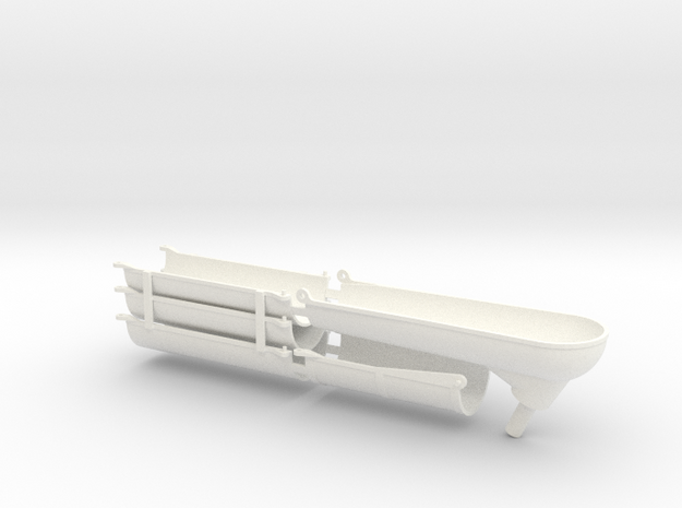 Lo/Tr-06-2020 Discharging parts for Trailex-London in White Processed Versatile Plastic