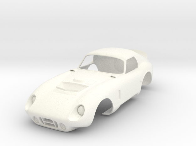1:24 Shelby Daytona in White Processed Versatile Plastic