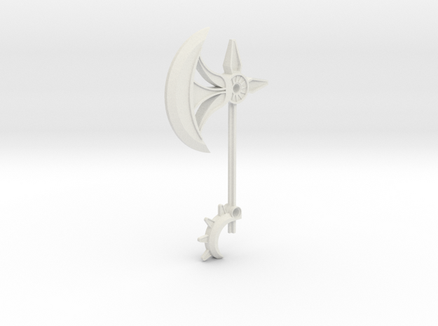 Divine Axe Rhitta in White Natural Versatile Plastic