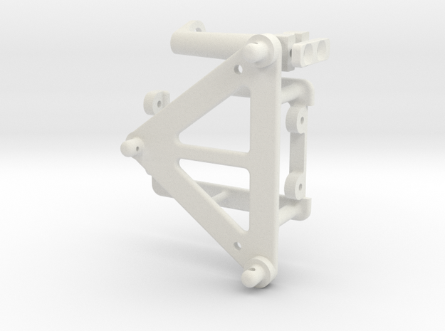 AS2002-0A Axial SCX10 II F100 SC Mount (1 of 4) in White Natural Versatile Plastic