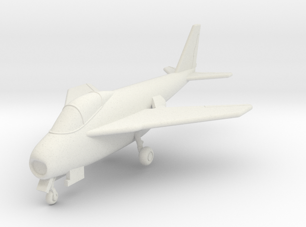 1/144 Bell X-5 in White Natural Versatile Plastic