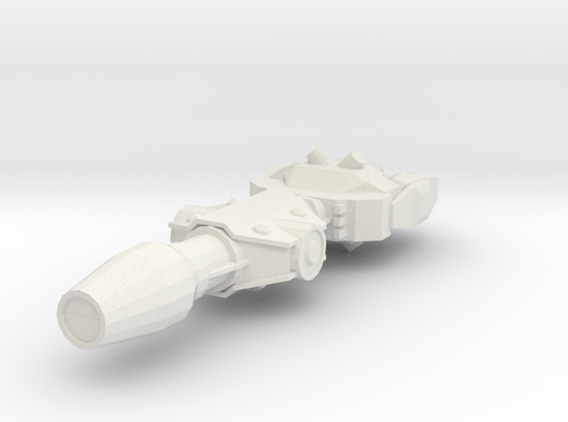1000 DP-20 class gunship Star Wars in White Natural Versatile Plastic