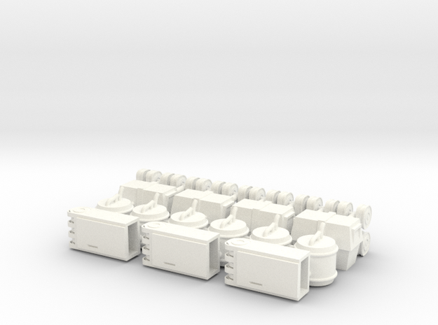 StarWars millinium falcon cargo boxs varity 002 in White Processed Versatile Plastic