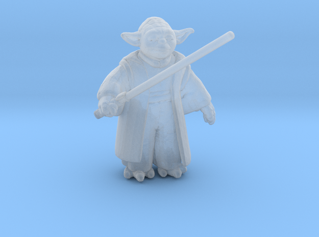 Yoda (12mm) in Tan Fine Detail Plastic