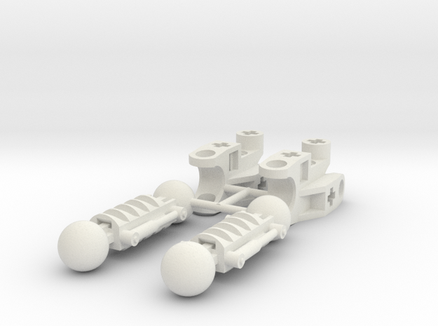 Bionicle Specialised Arm Set in White Natural Versatile Plastic