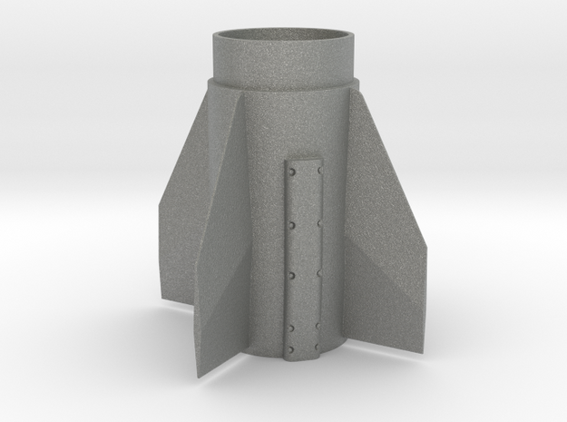 Patriot Missile 38mm Fin Unit for 29mm motors in Gray PA12