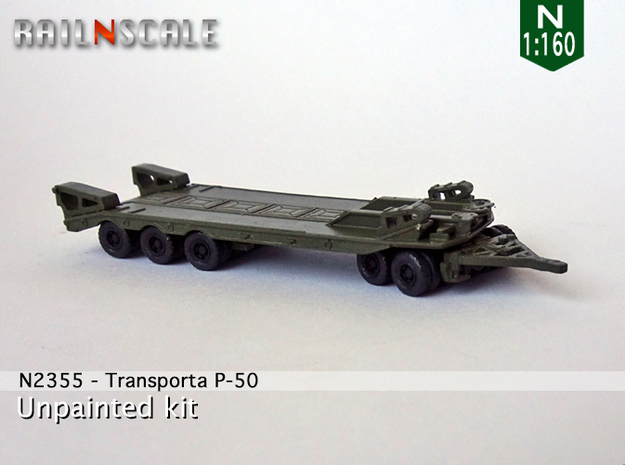 Transporta P-50 (N 1:160) in Tan Fine Detail Plastic