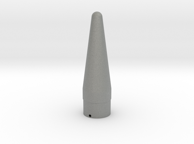 Classic estes-style nose cone BNC-55AM replacement in Gray PA12