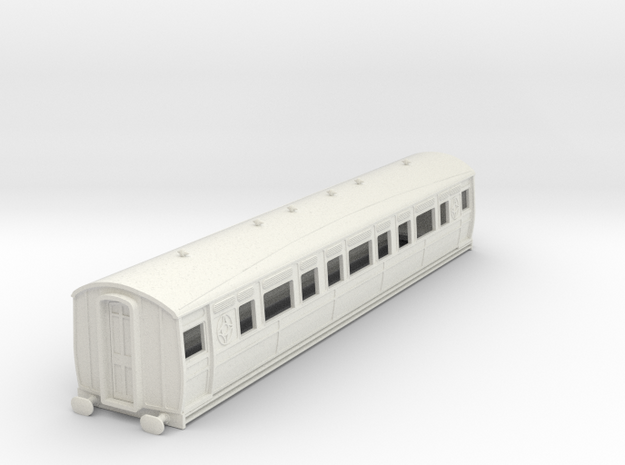 0-87-ltsr-ealing-composite-coach in White Natural Versatile Plastic