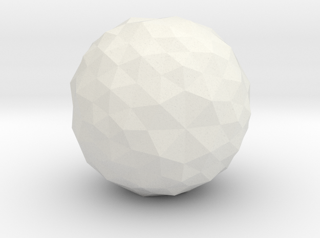lawal f408 star polyhedron in White Natural Versatile Plastic