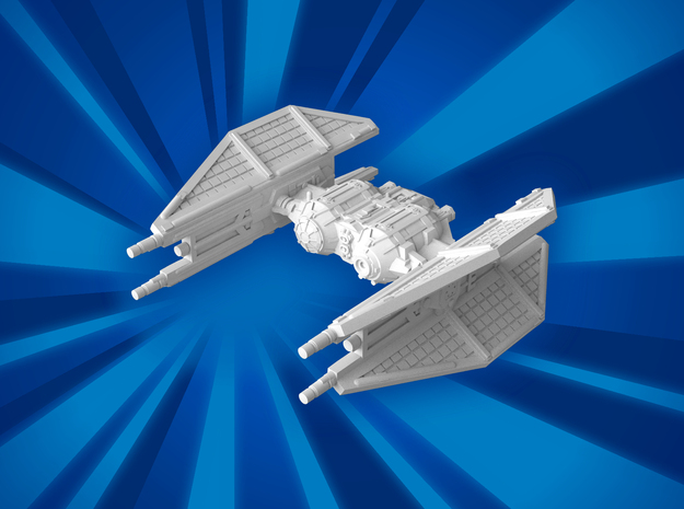 (MMch) First Order TIE Bomber in White Natural Versatile Plastic