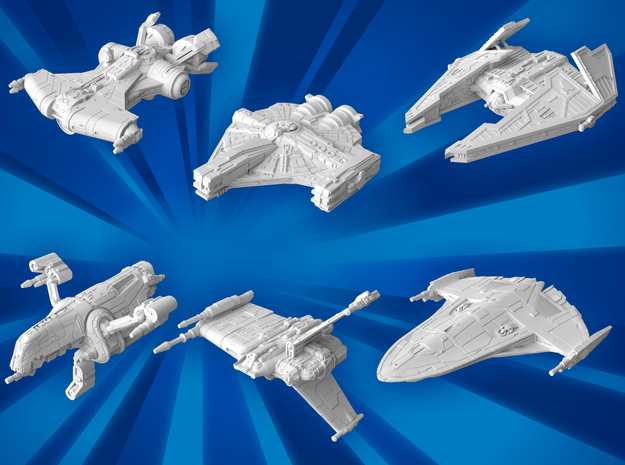 (MMch) The Old Republic Set in White Natural Versatile Plastic
