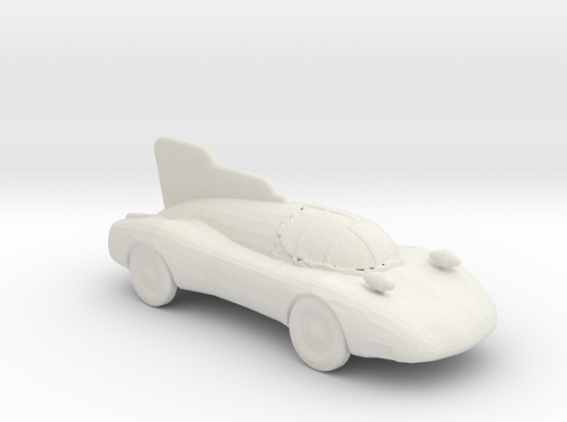 BG Jet Car 1:160 scale in White Natural Versatile Plastic