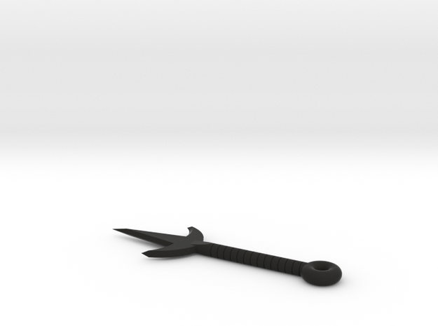 Ninja's knife in Black Natural Versatile Plastic