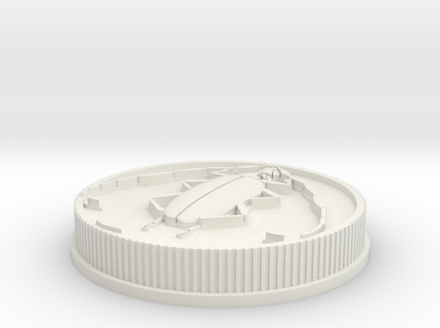 Beetleborgs Shadowborg Coin in White Natural Versatile Plastic
