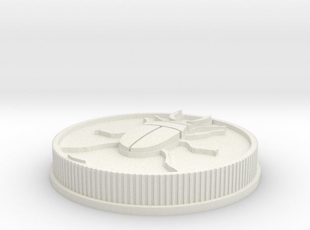 Beetleborgs Green Hunter Coin in White Natural Versatile Plastic