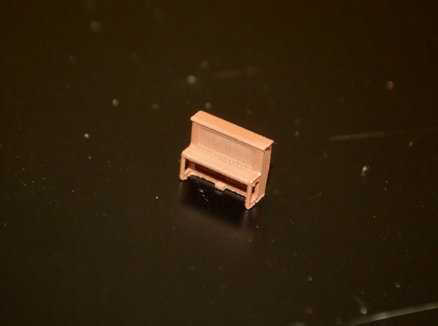 N-Scale Pamies Piano in Tan Fine Detail Plastic