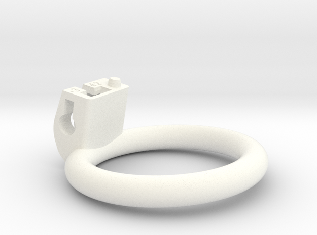 Cherry Keeper Ring - 42mm Flat -3° in White Processed Versatile Plastic