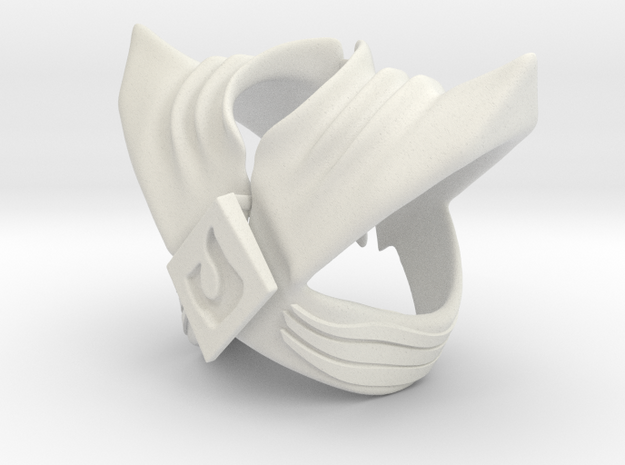 Drakkon Final Form Shield LC in White Natural Versatile Plastic