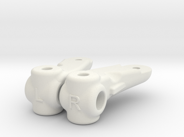 BP4 & BP5 Dyna Storm Knuckle Arms in White Natural Versatile Plastic