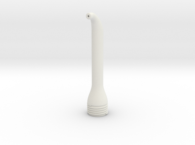Shower hose connected Teeth Dental Oral Irrigator  in White Natural Versatile Plastic