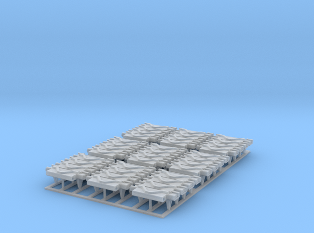 9_Sets Of 4_T74 Track_Links in Smooth Fine Detail Plastic