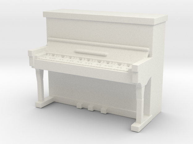 Piano 1/56 in White Natural Versatile Plastic